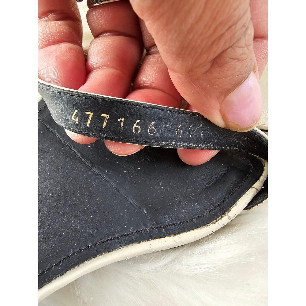 Balenciaga Paris Studded Arena White Sandals size 41 - Picture 10 of 10